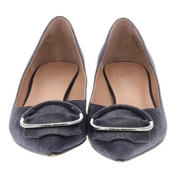 Franco Sarto Women's Vino Pump Navy embossed 5.5M - Picture 5 of 12
